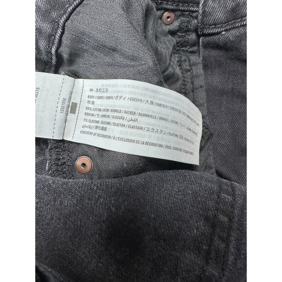 Abercrombie & Fitch The 90’s Baggy Low Rise Jeans Sz 27/4L Distressed Button Fly - Picture 7 of 9